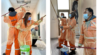 A fresh coat for a fresh start at Compass School Belton